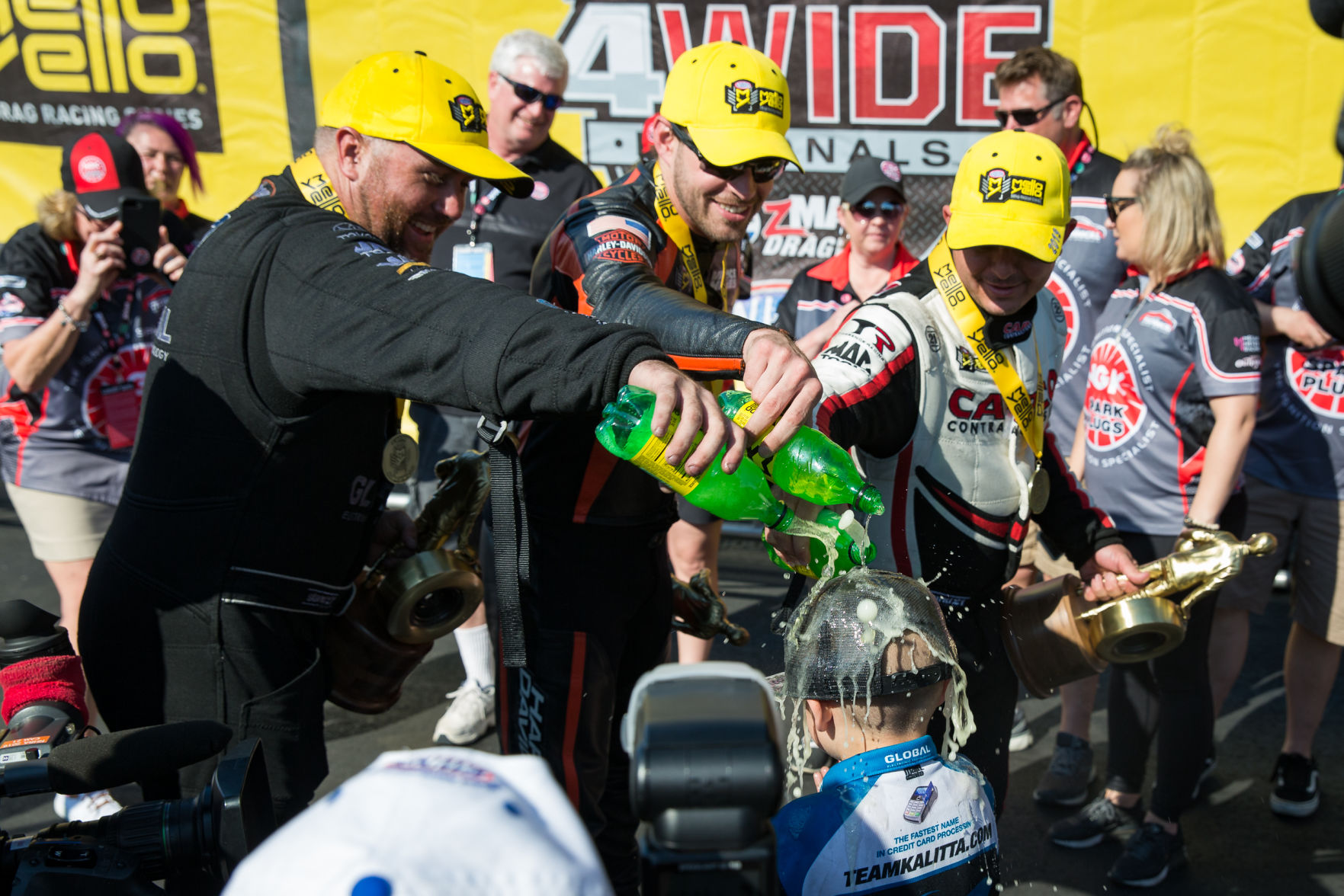 Sunday final eliminations of the NGK Spark Plugs NHRA 4-Wide Nationals